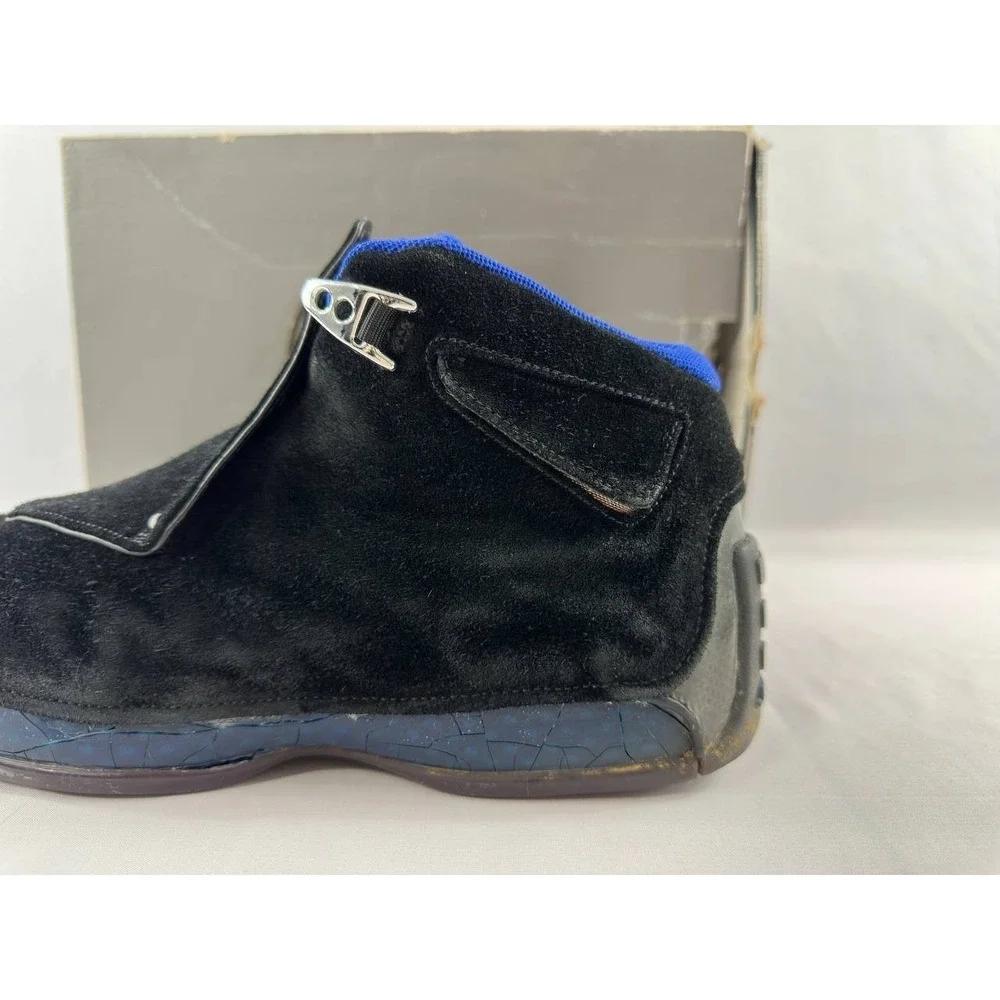 Nike Air Jordan 18 OG 'Black Sport Royal' 2003 305869-041 Men's Size 9.5